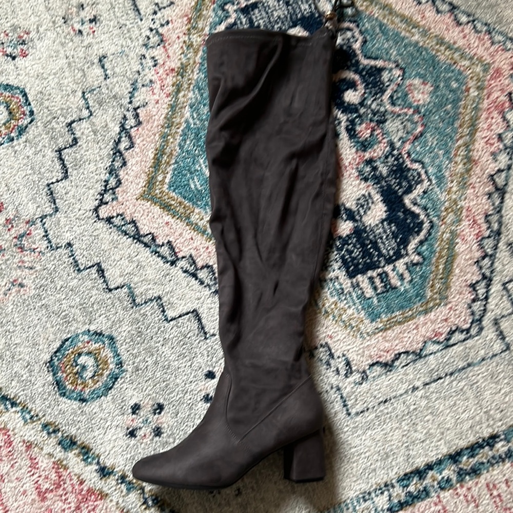 Wide calf over the knee boots